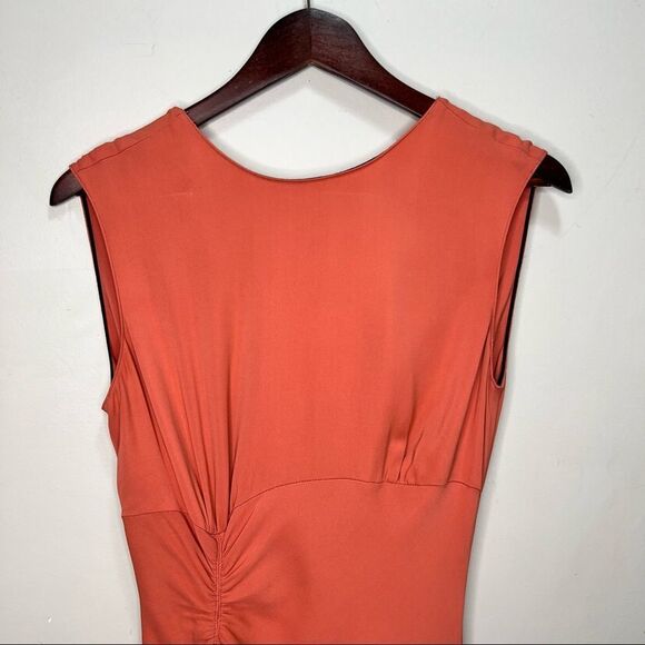 ๐
บZARA Sleeveless Ruched Dress Size L - Picture 2 of 6